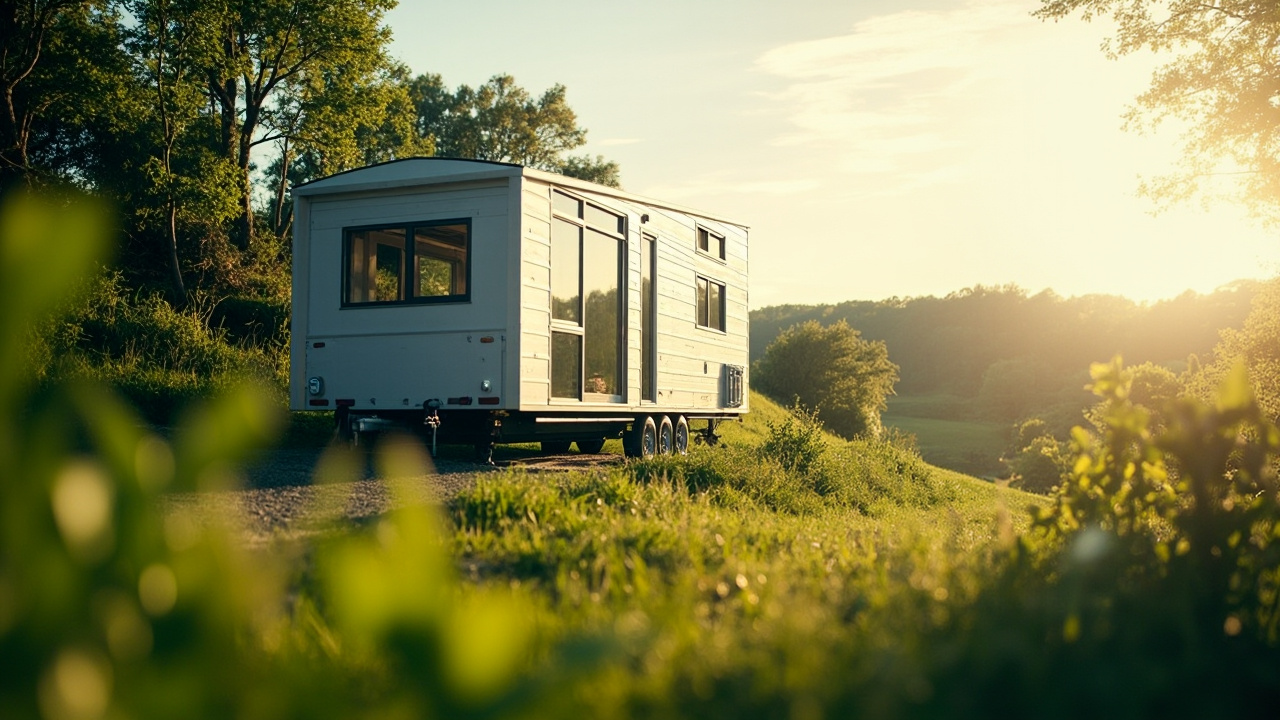 Famille dans un camping en hiver  
Personne profite d un camping en été