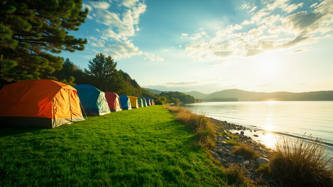Camping proche du lac ou de l ocean  
Camping a cote du lac ou de la plage