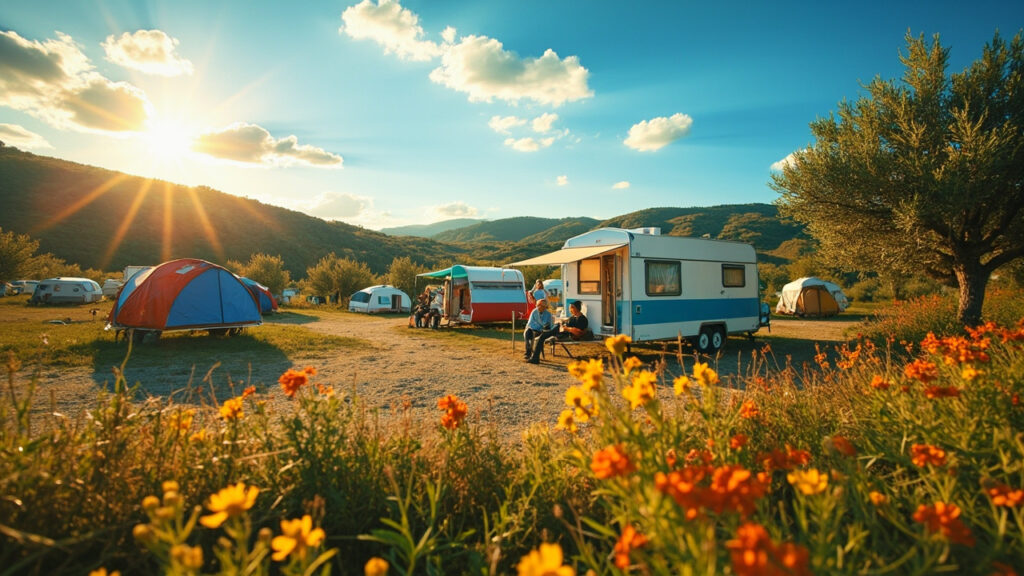 Retraites en Espagne ambiance camping
