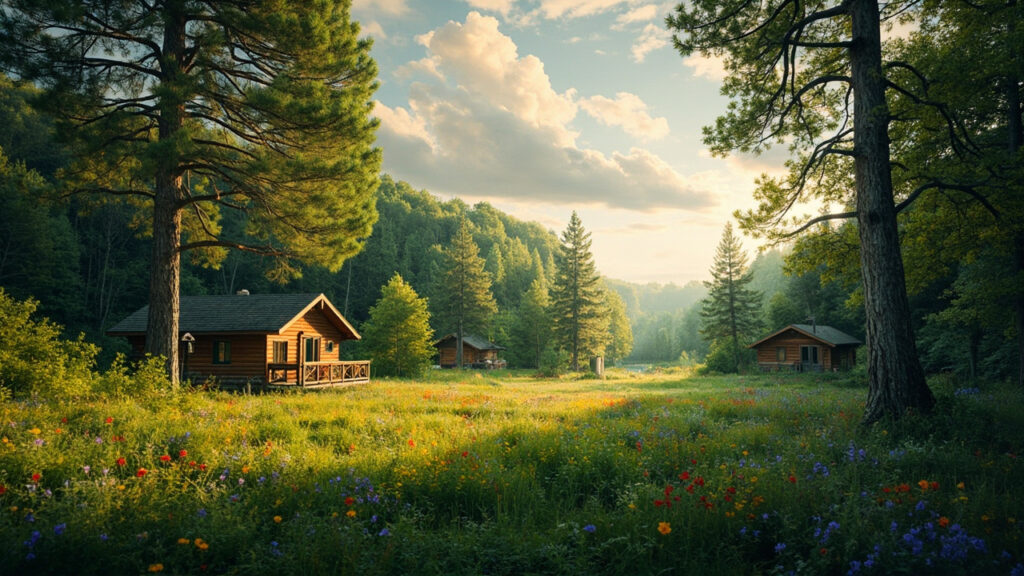 Camping en Normandie avec temps changeant